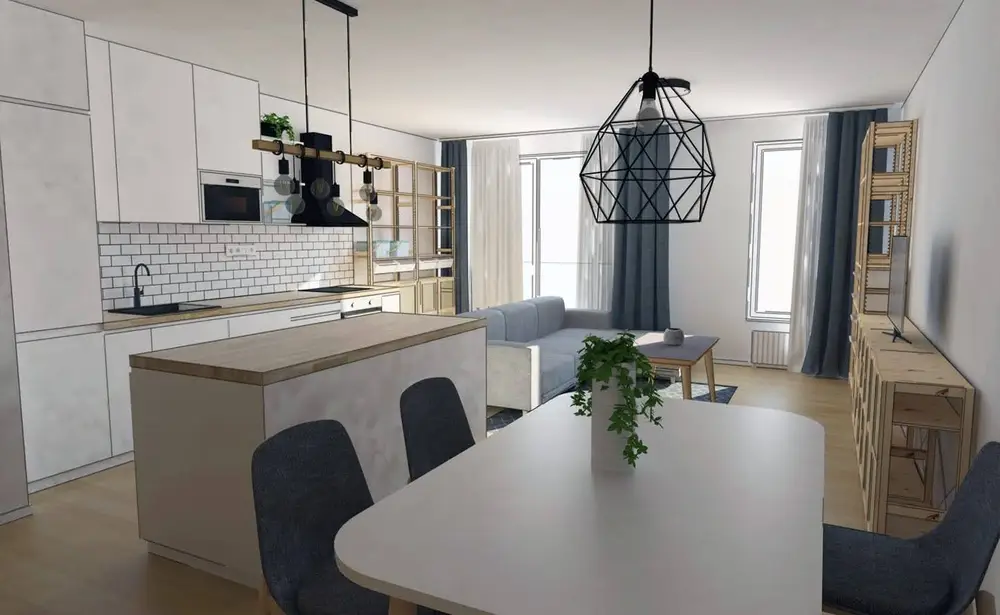 Ponúkame na predaj nový 3 izbový byt s balkónom v projekte Jarabinky